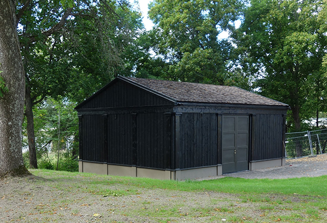 Pumpstation i Finspångs slottspark