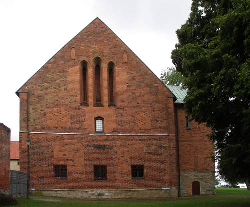 Vadstena kloster i tegel.