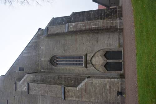 Ingången på Vadstena Klosterkyrka sten.