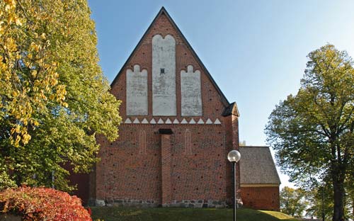 Vendels kyrka i tegel