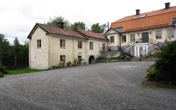 Trappan framför entrén till Ankarsrum herrgård.