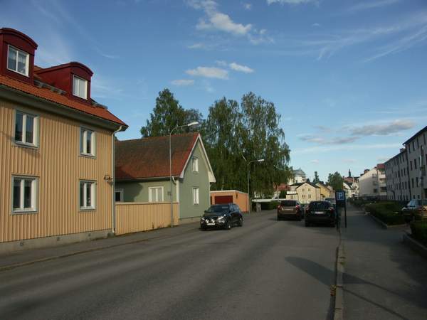 En väg vid Gamla Brandstationen.